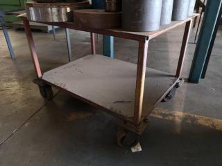 Low Heavy Duty Workshop Mobile Shelf Trolley