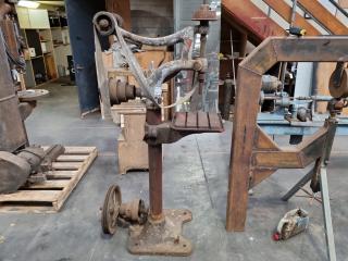 Vintage Antique Drill Press The Denbigh