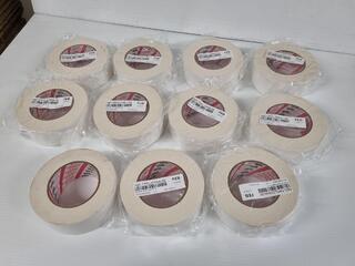 Premium Cloth Tape, 11x 48mm x 30m White Rolls