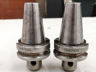 2x LAIP BT40 Tool Holders