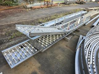 Long Stainless Roller Conveyor