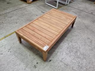 Teak Timber Coffee Table 