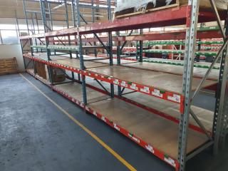 4 Bays of Industrial Shelving / Pallet Racking