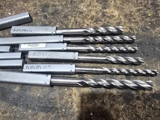 6 x Hanita End Mills 