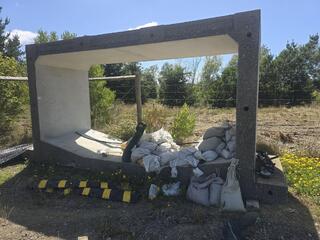 Large Concrete Culvert Section