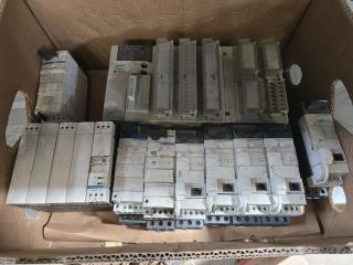 Box of Industrial Electronics/PLCs