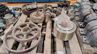 Pallet of Belt Drives and Parts