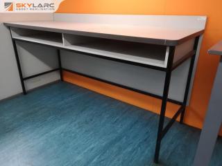 Tall Table Bench w/ Storage for Office or Workshop