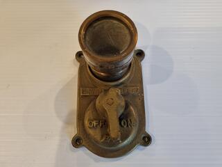 Antique Brass Steamship Electrical Fitting