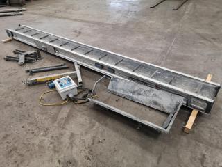 Access Construction Equipment MiniConveyor Portable Worksite Conveyor Set