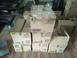 Large Lot of Wine Glasses