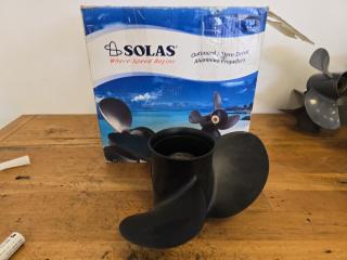 New Solas Aluminum Propeller