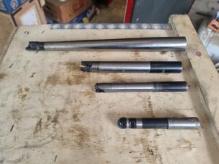 4 Assorted Indexable Lathe Turning Tools