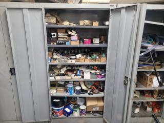 Workshop Cabinet and Contents 