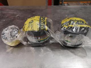 3x Industrial Safety Mask Filters