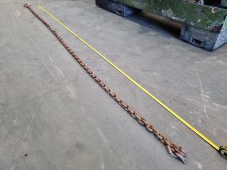 Large Single Leg Lifting Chain, 4.5m Length