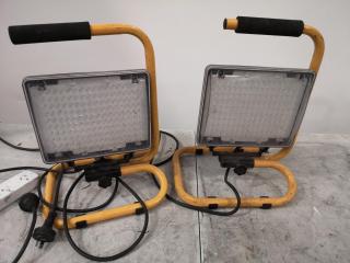 2x 10W LED Worksite Work Lights