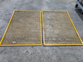 Pair of Steel Saftety Barrier Doors