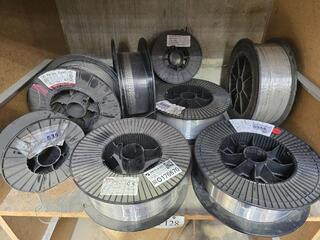 Assorted MIG Welding Wire Spools