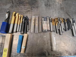 30+ Assorted Short Mill Drill Bits