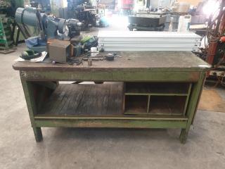 Heavy Duty Timber Workbench