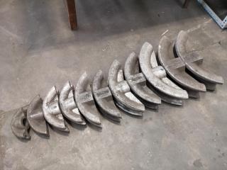 11x Industrial Pipe Bending Heads