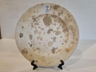 Antique Royal New Zealand Navy 255mm dia China Plate