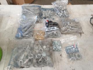 Large Lot of Bolts and Nuts