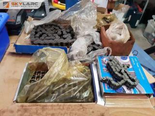 Large Lot of Roller Chain