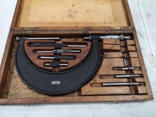 Imperial Scale Outer Micrometer, 2" to 6" Size