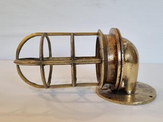Antique Brass Ship Wall Light Fixture
