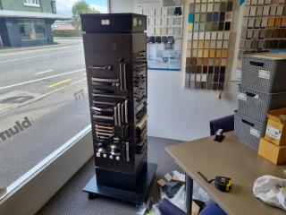 Mobile 4-sided Display Rack