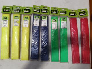 9 Packs of Shoof Farm Nylon Leg Bands