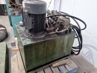 Industrial 3-Phase Hydraulic Pump Assembly