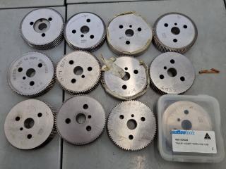 12x Gear Cutting Disks