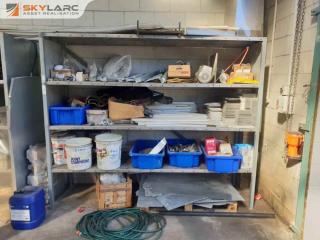 Stainless Shelf and Contents of Engineering Supplies