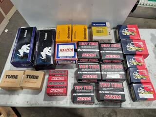 21x Assorted Motorcycle Inner Tubes