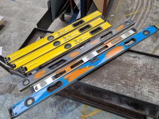 6x Assorted Bubble Levels