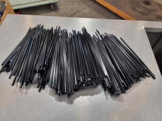 Reusable Black Plastic Chop Sticks, Bulk Lot