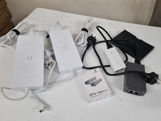 Assorted Ubiquity Networking Adapters, Modules, & PSU's