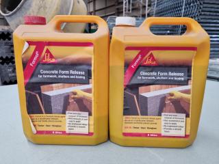 Sika Formol Concrete Form Release, 2x Partial 5L Bottles