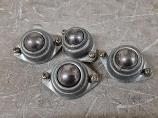 4x Ball Bearing Trolley or Machine Rollers