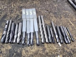 Large Lot of End Mills 