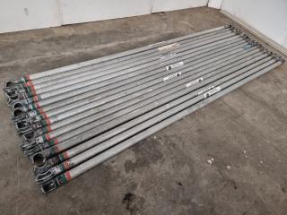 16 Oldfields Aluminium Scaffolding Tower Poles - 2880mm Long