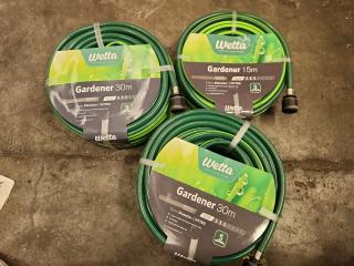 75M of Fitted Garden Hose