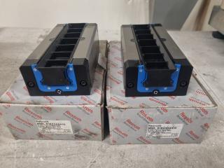 2x Rexroth Linear Guide Bearing Blocks