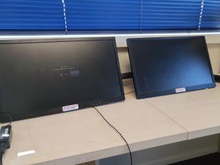 2 LG 24" Monitors