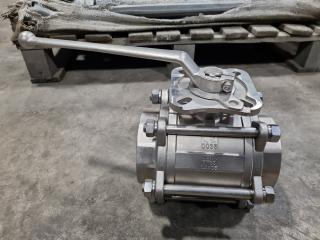 Stainless Steel Ball Valve, 100mm Flange