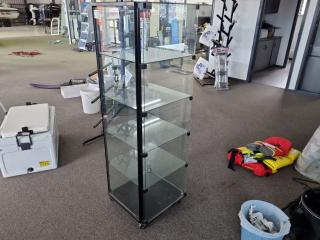 Mobile Glass Display Cabinet