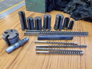 6x Assorted Keyway Broaches w/ Accessories